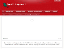 Tablet Screenshot of healthsprout.com